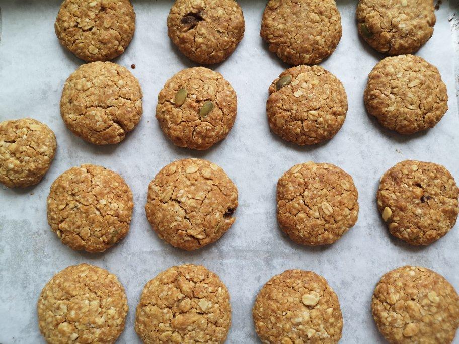 🍪燕麦红糖饼干—健康♥酥脆♥快手♥零失败
