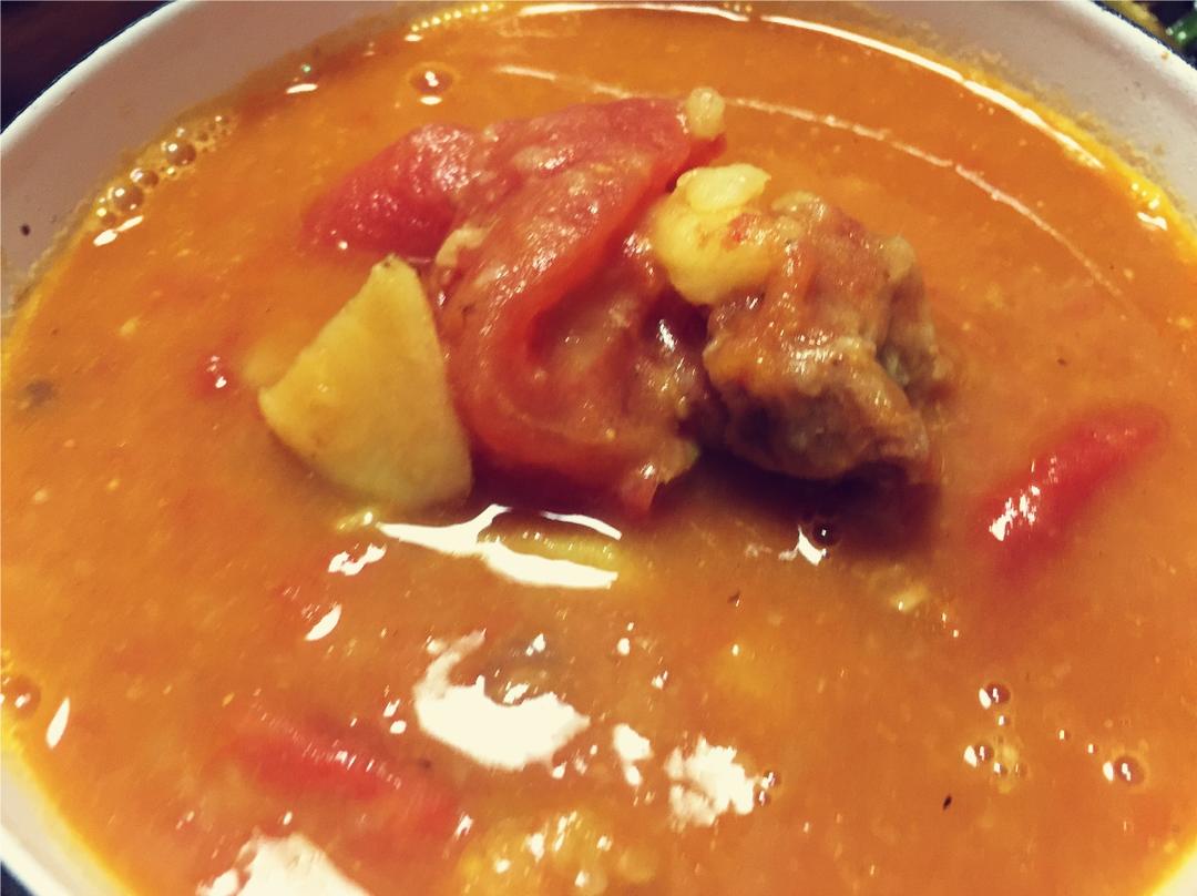 老丁的私房菜-番茄牛腩煲