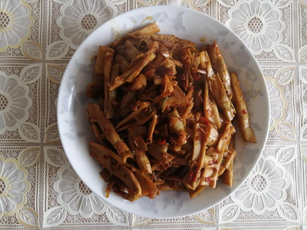 笋干炒肉丝