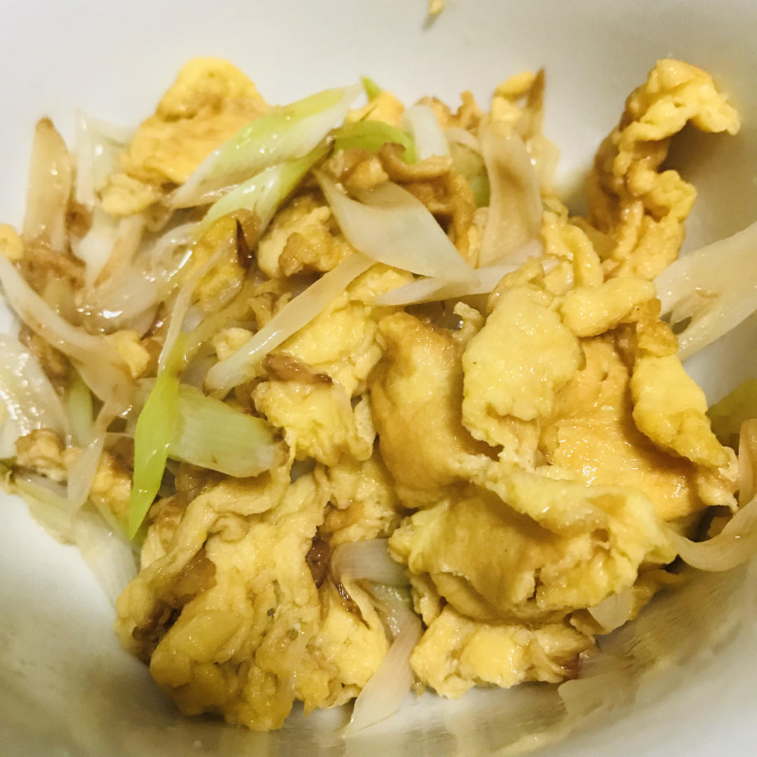 大葱炒鸡蛋