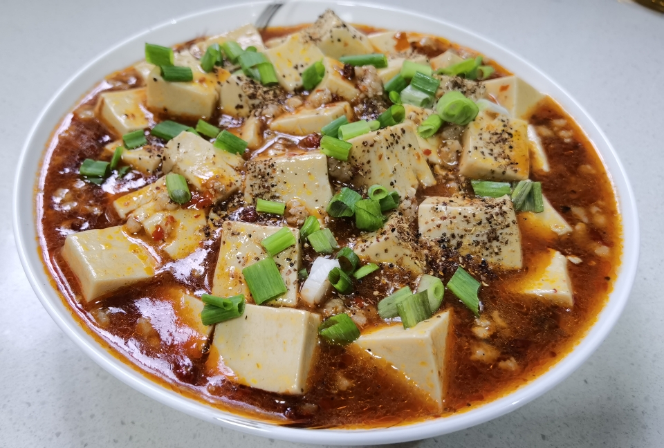 麻辣香嫩的麻婆豆腐的做法