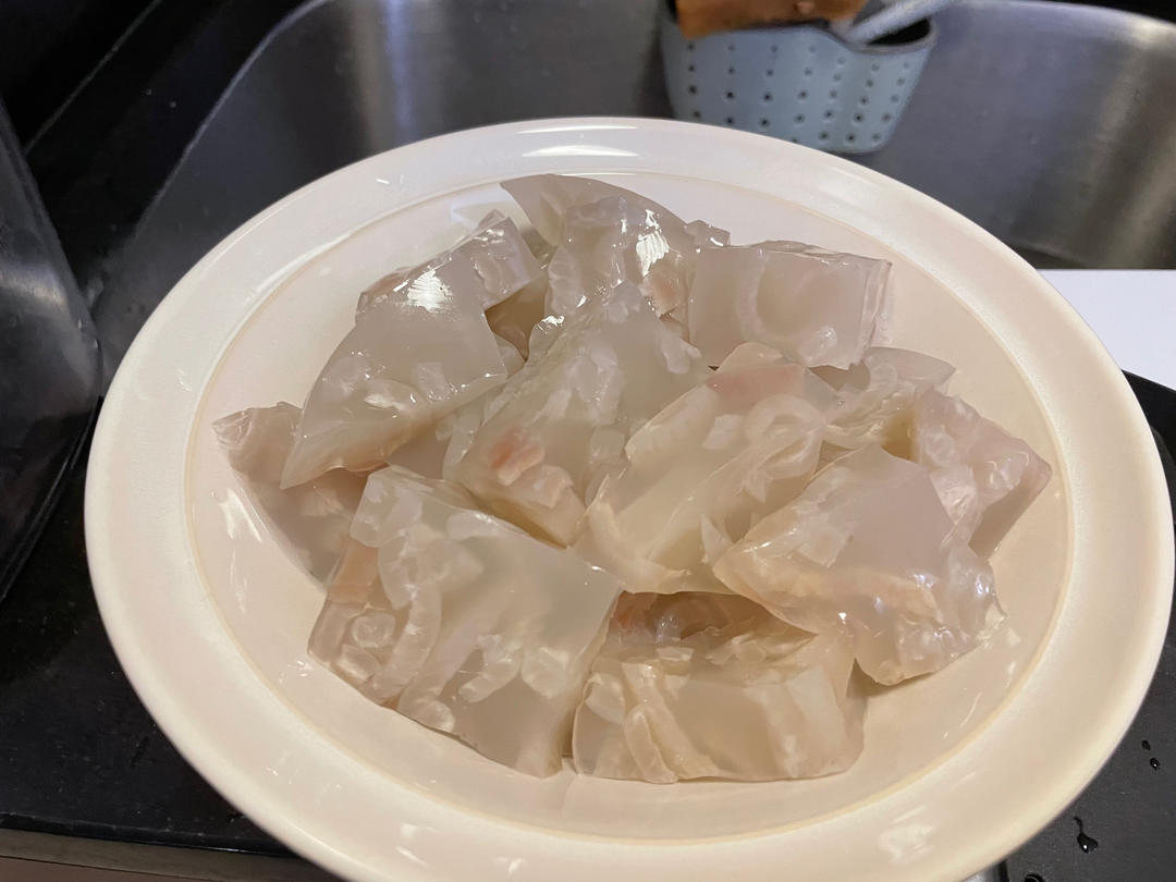 水晶肉皮冻