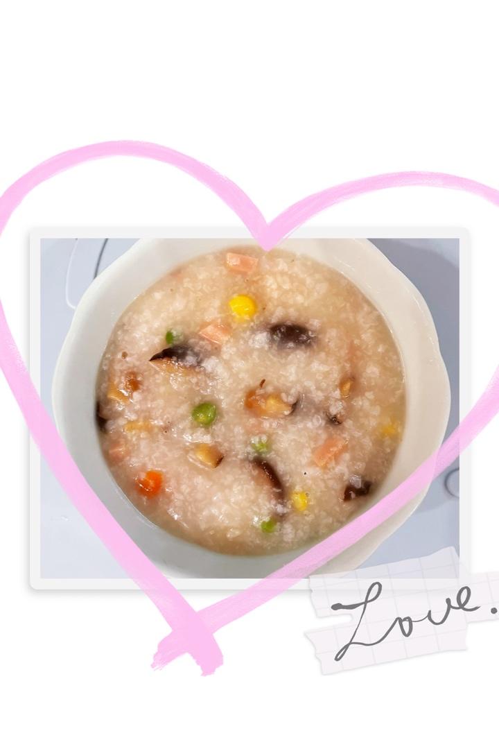 鲜美软糯的海鲜粥，早餐超满足