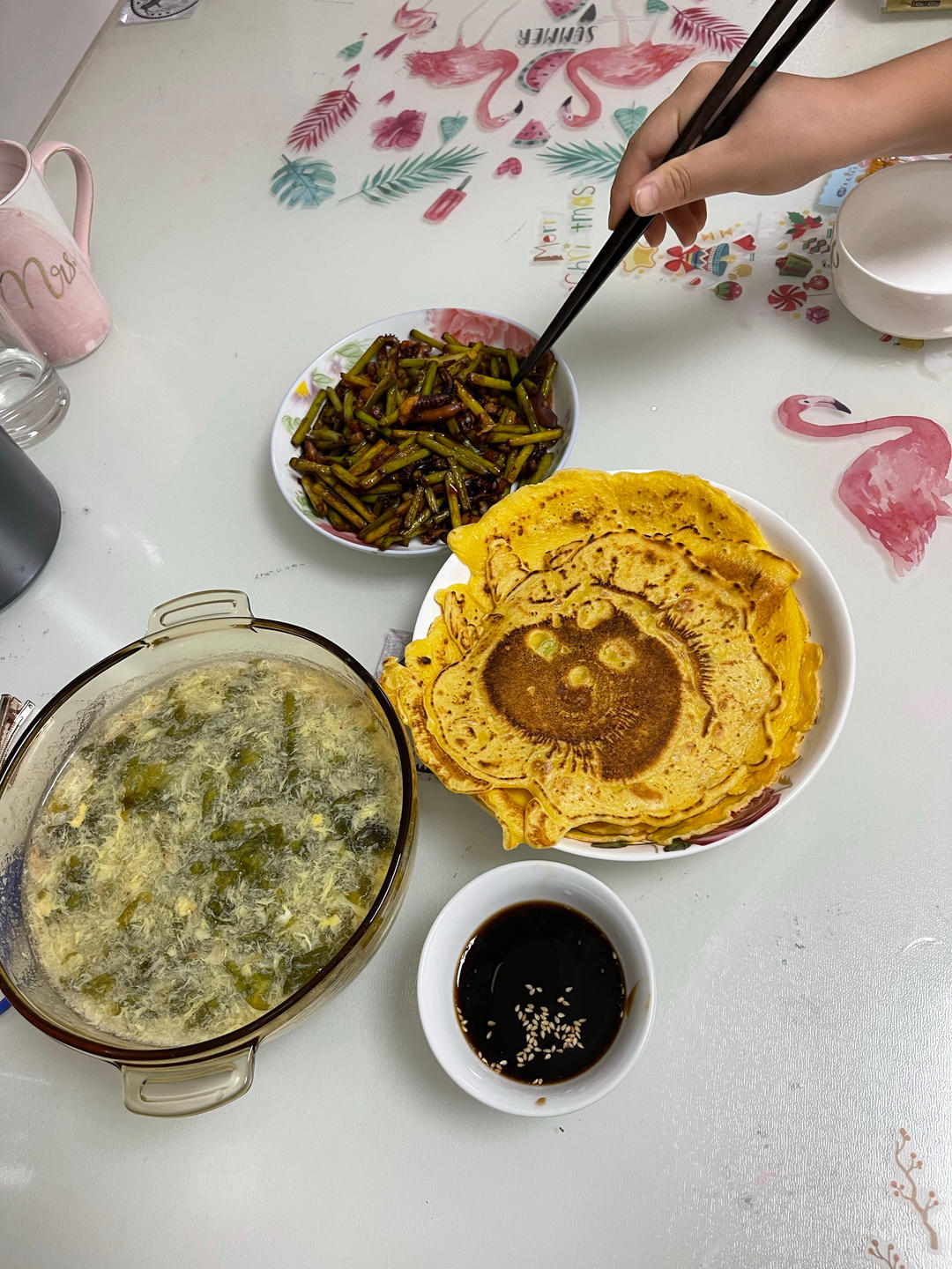 八爪鱼炒蒜苔~营养好吃