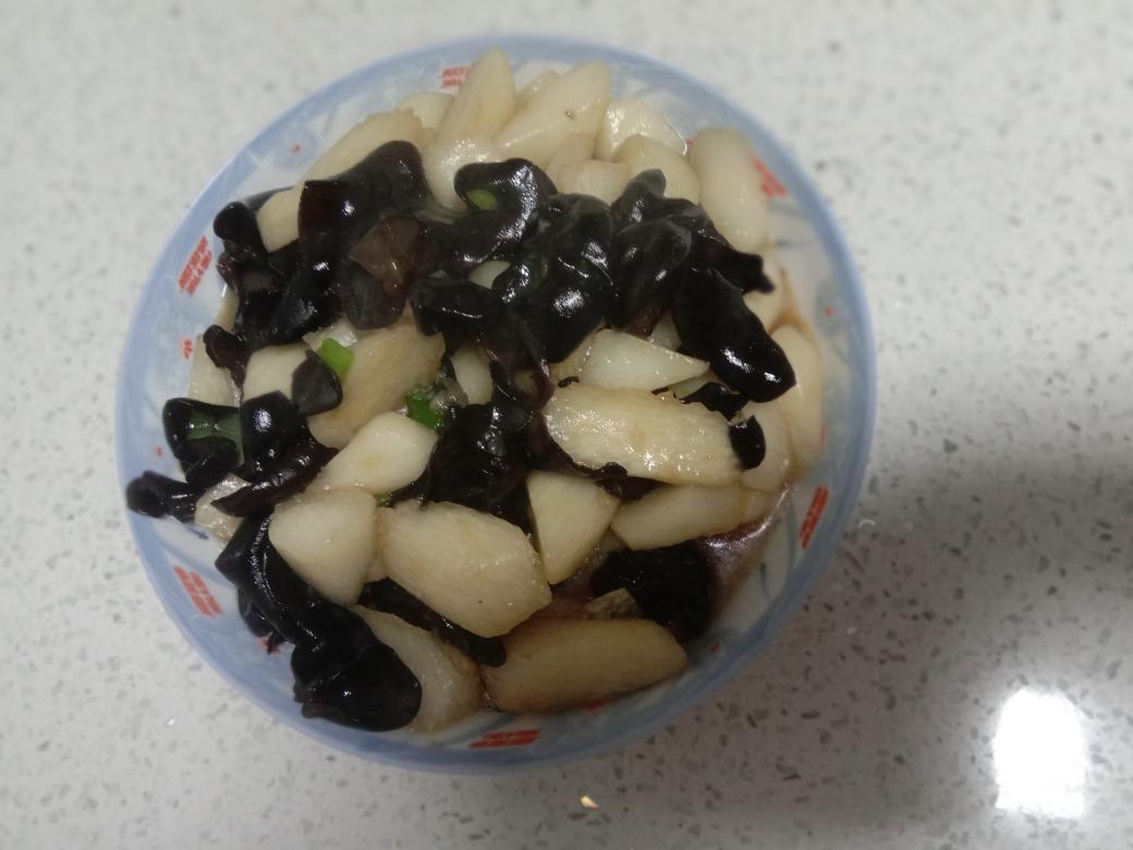 山药炒木耳