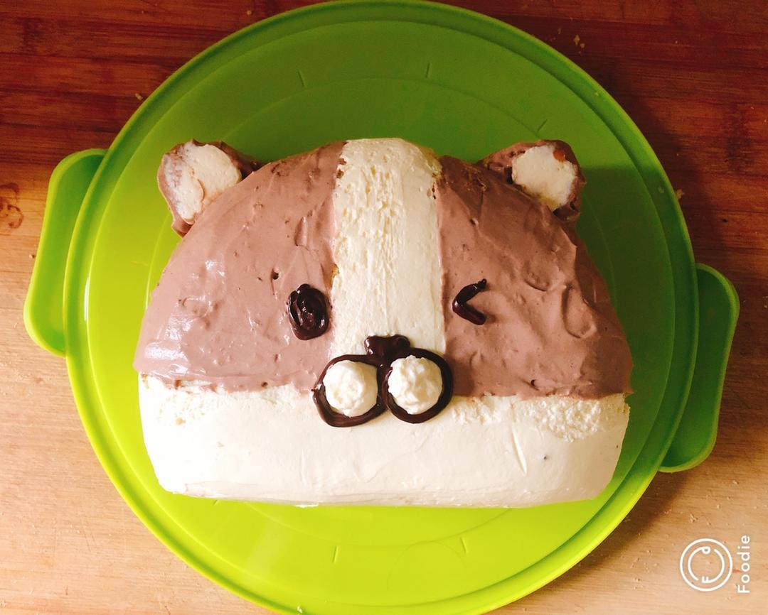 呆萌狗狗异形蛋糕