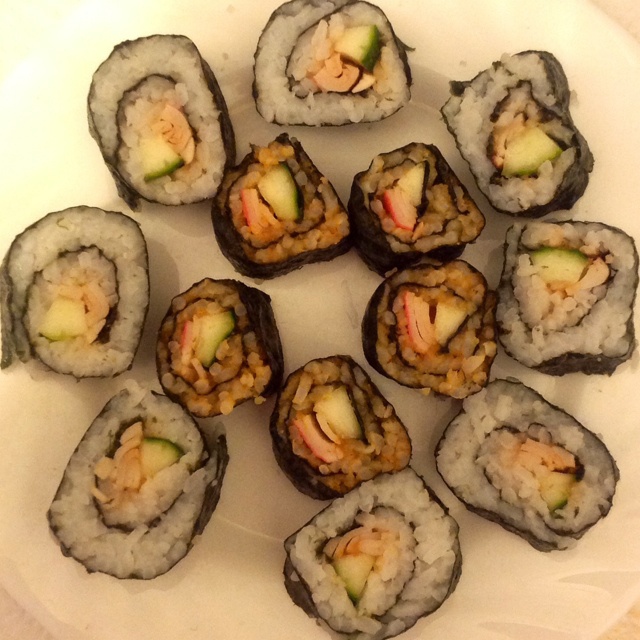 简单寿司/鸡蛋寿司/反转寿司/花样寿司/紫菜包饭