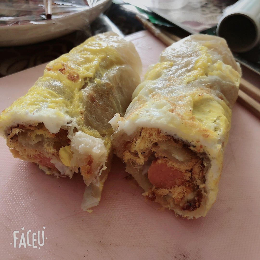 简单早餐5分钟搞定，手抓饼