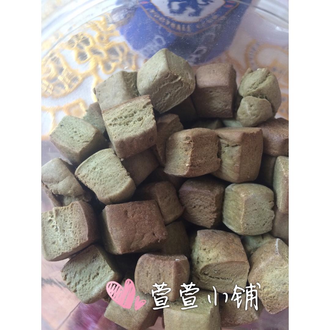 抹茶小石头饼干