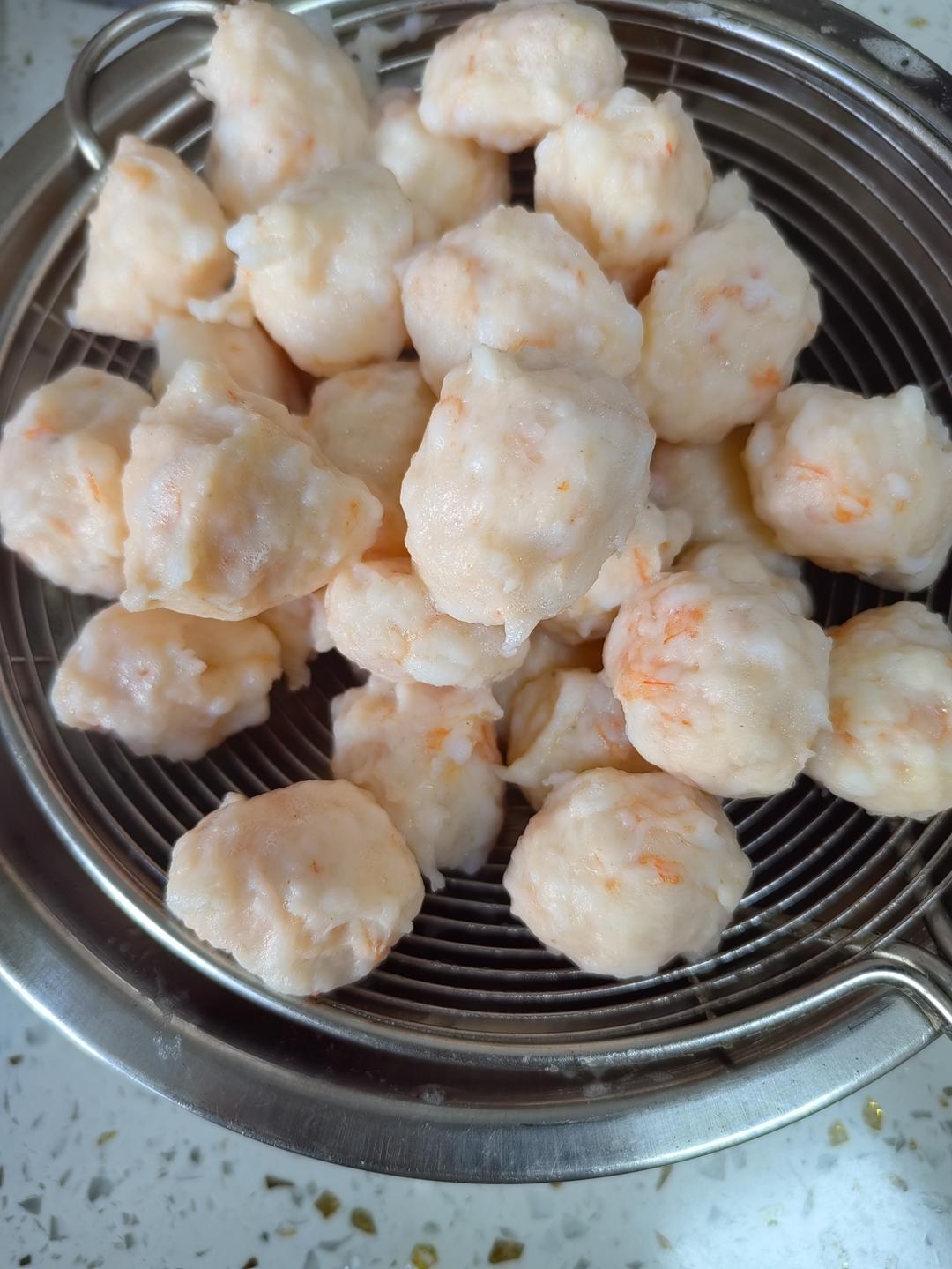 不加粉的Q弹虾滑