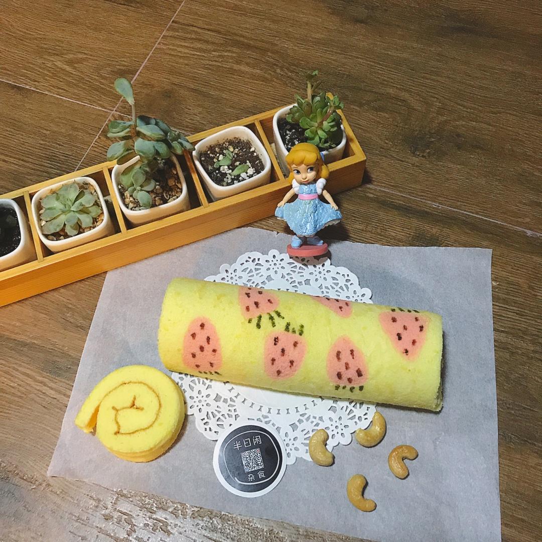 草莓蛋糕卷