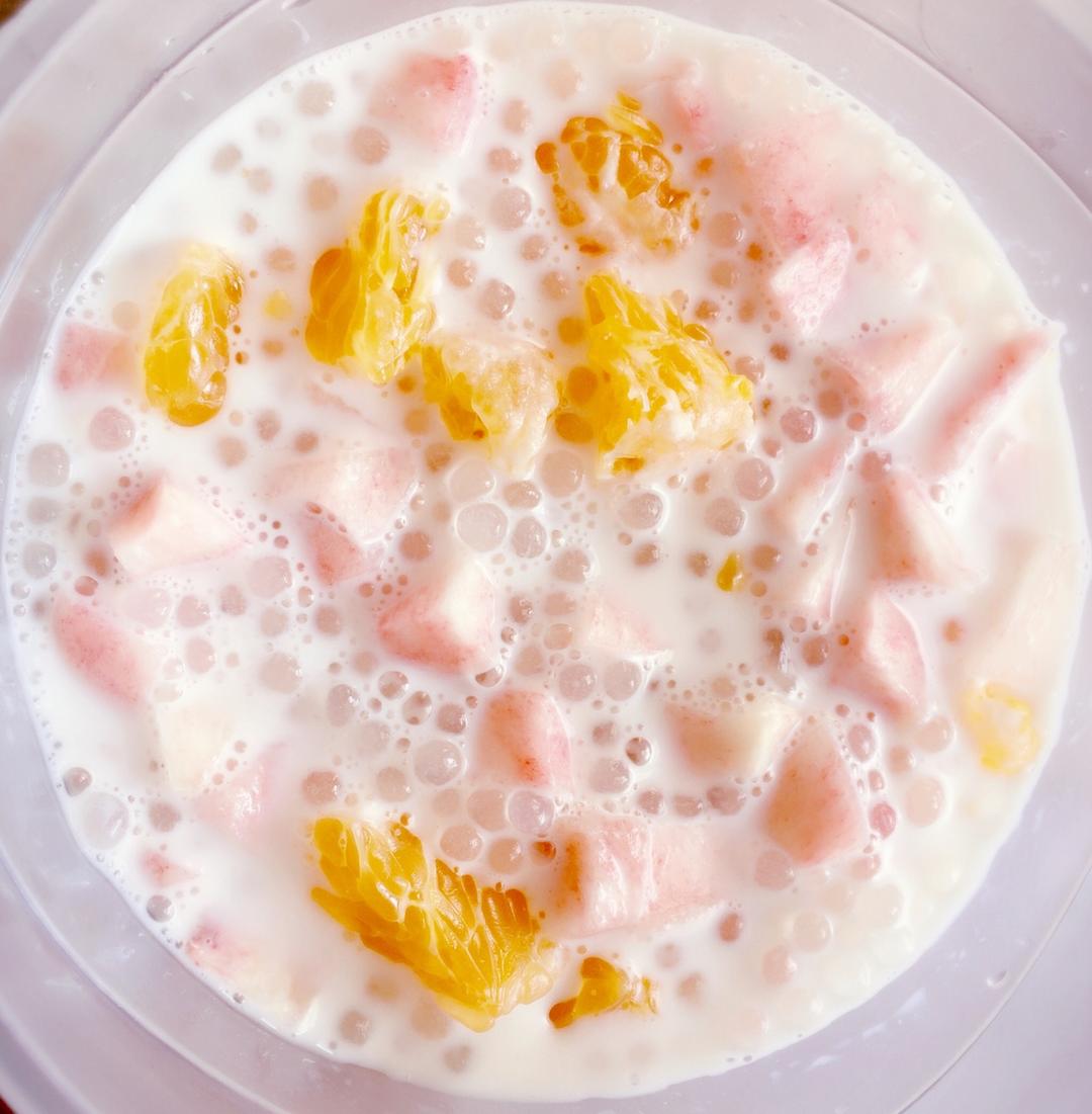 水果什锦西米露