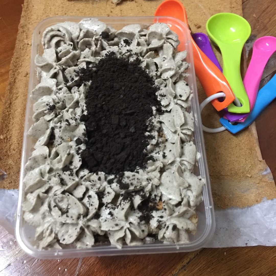 好吃到流泪的奥利奥咸奶油盒子蛋糕