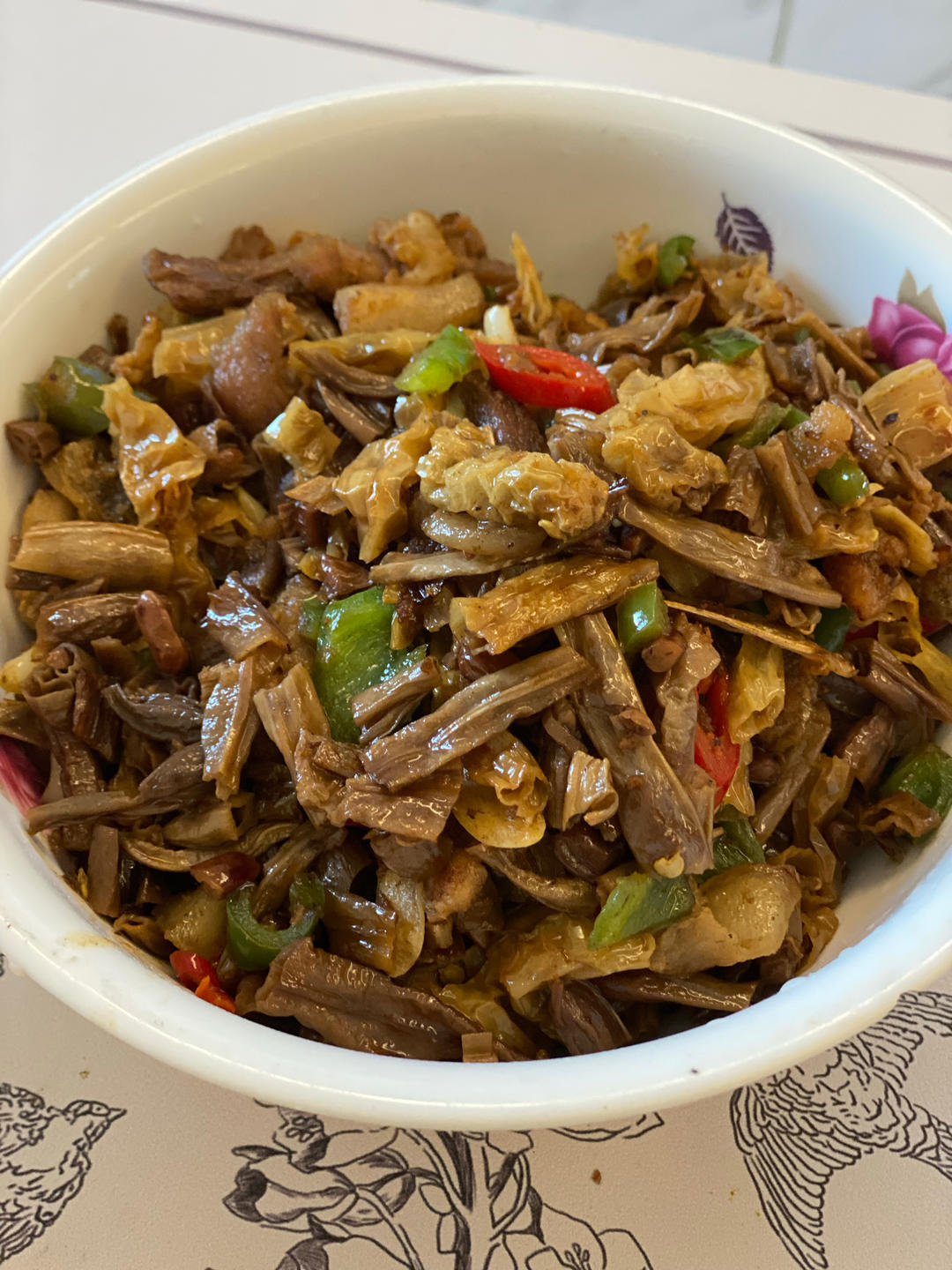 扑豆角炒肉的做法