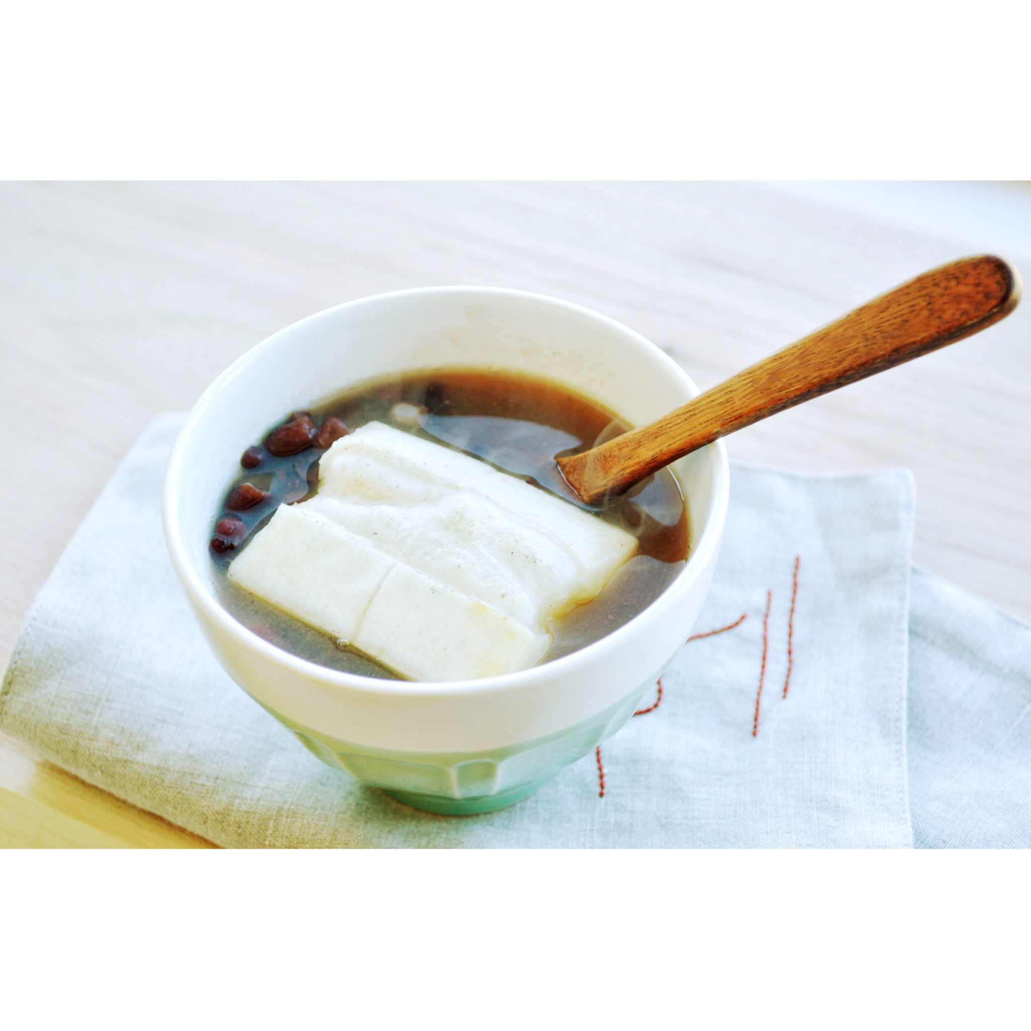 日式麻糬红豆汤