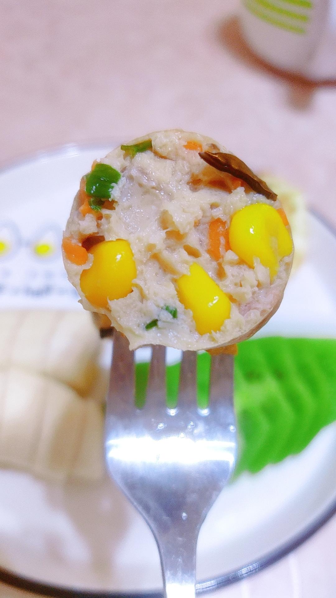 鸡肉减脂肠（不加淀粉）的做法