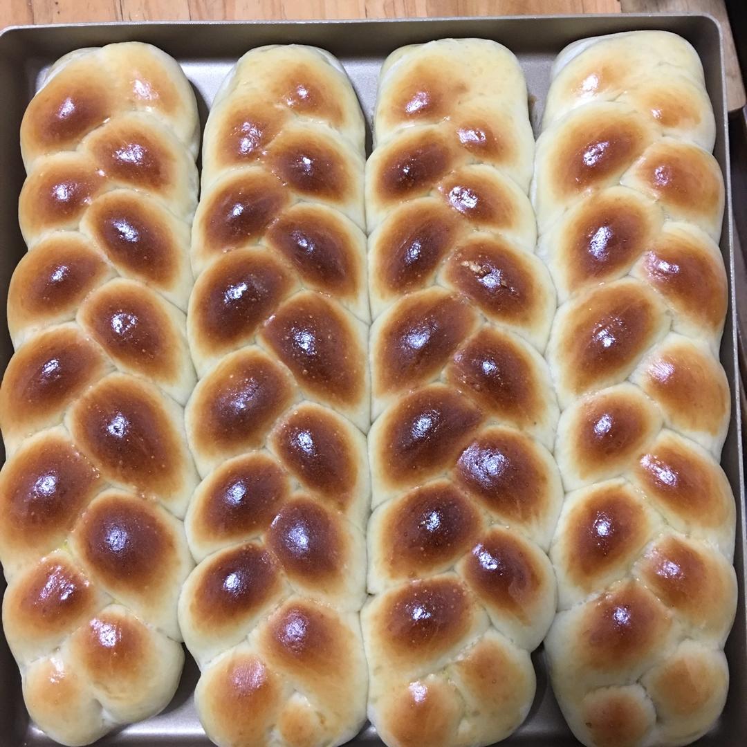 酸奶辫子面包（一次发酵）