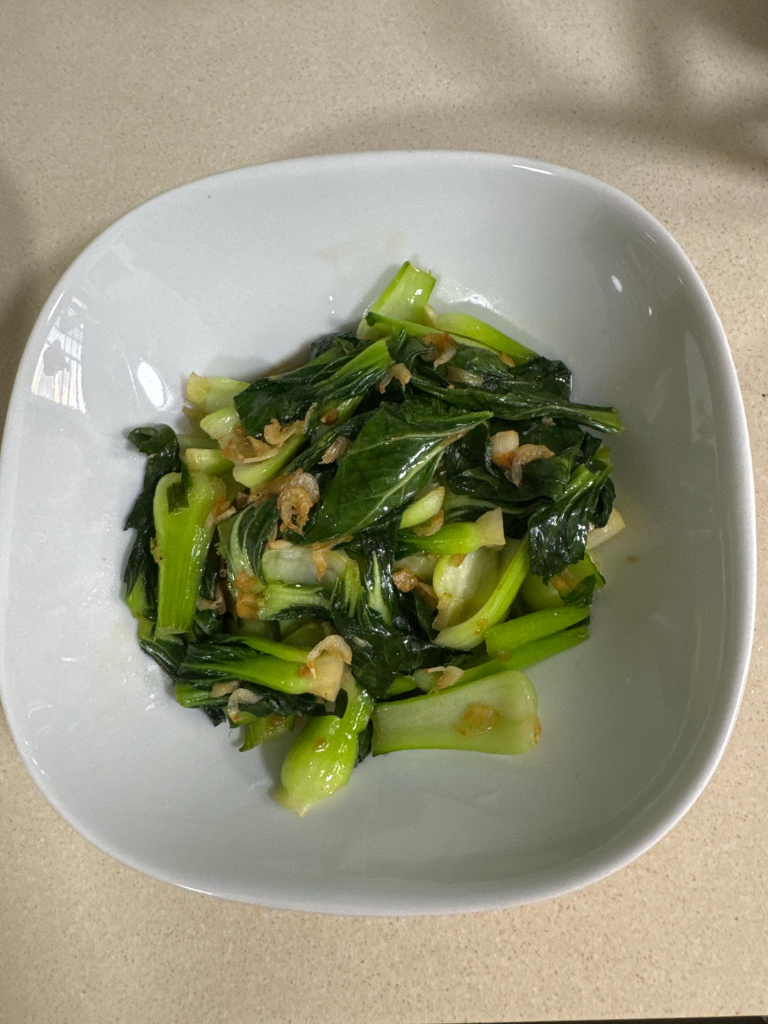 超级好吃的虾皮小白菜