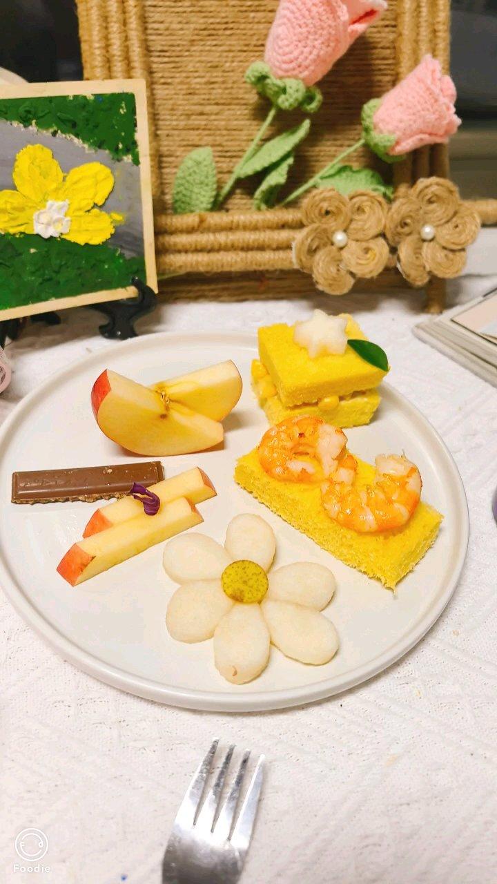 极简风酥梨摆盘