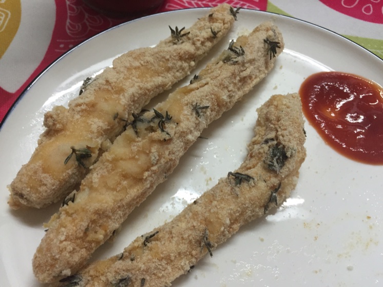 低卡低脂烤箱版鸡米花