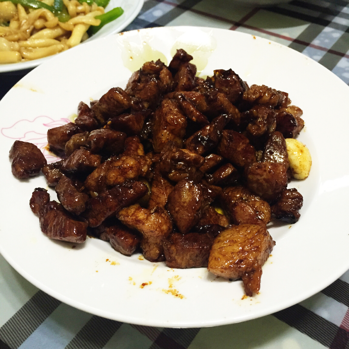 香蒜孜然猪肉粒-解馋神器
