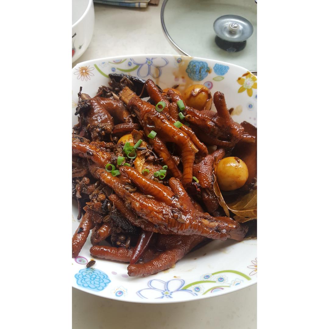 香辣卤鸡爪