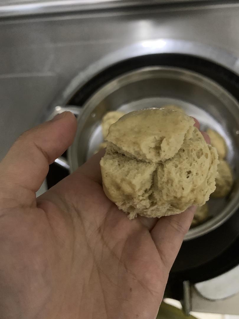 红糖燕麦开花馒头