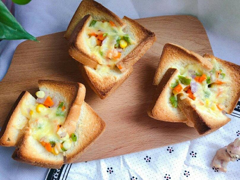 芝士面包片披萨