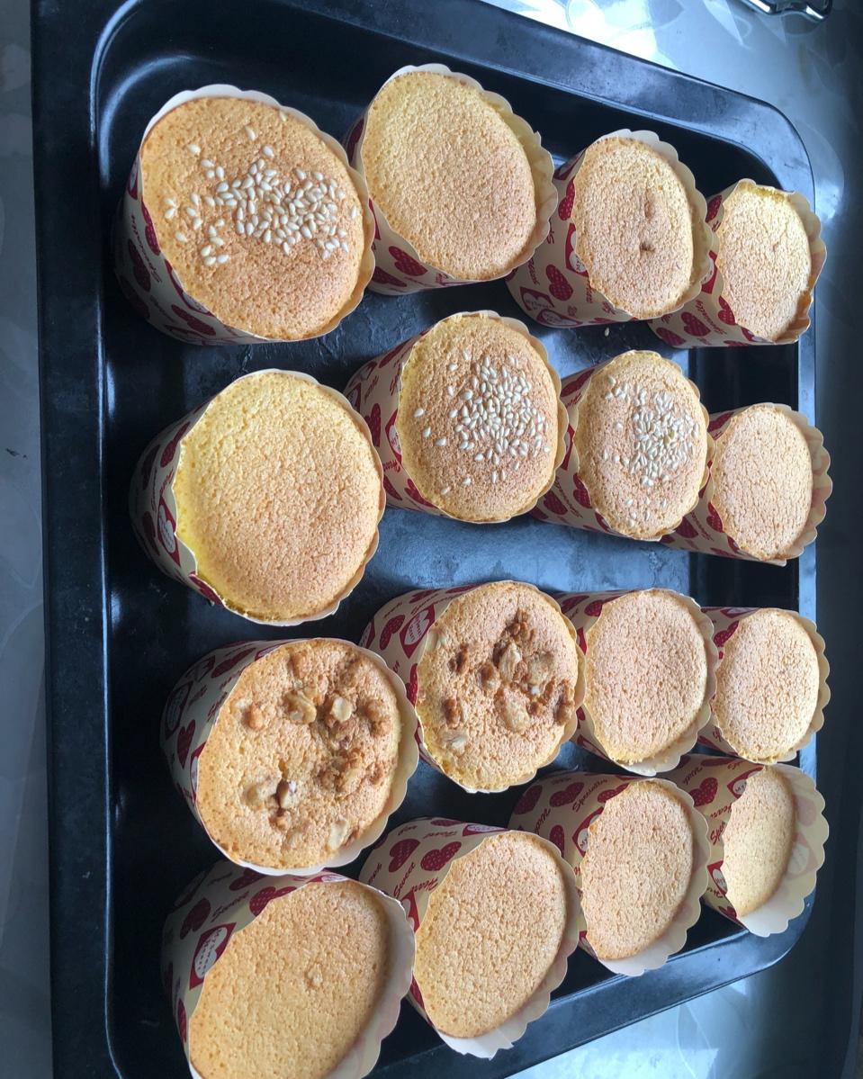 零失败~戚风纸杯小蛋糕🍰 ✨／8寸版戚风蛋糕