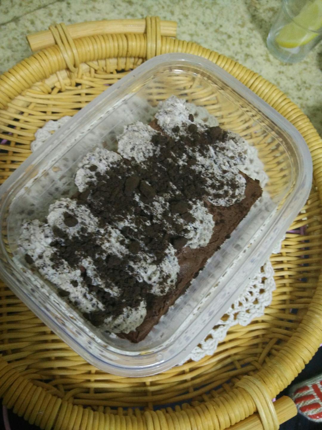 好吃到流泪的奥利奥咸奶油盒子蛋糕