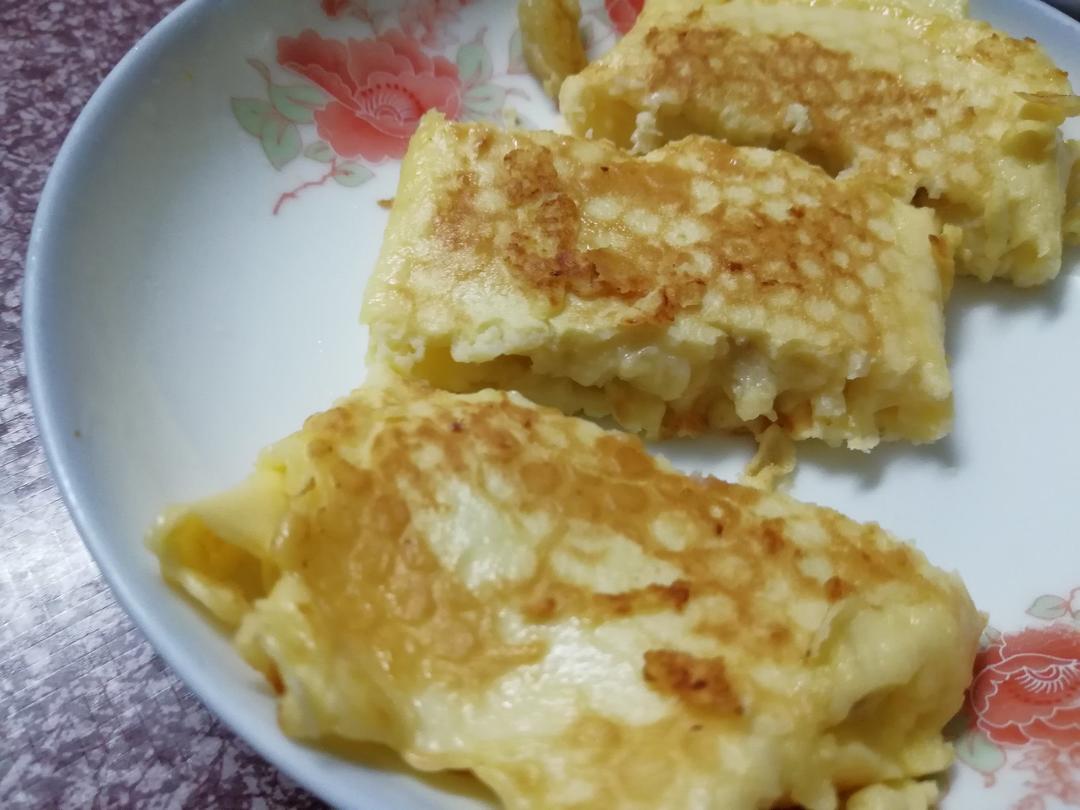 【快手辅食】香蕉酸奶卷饼（12m+）