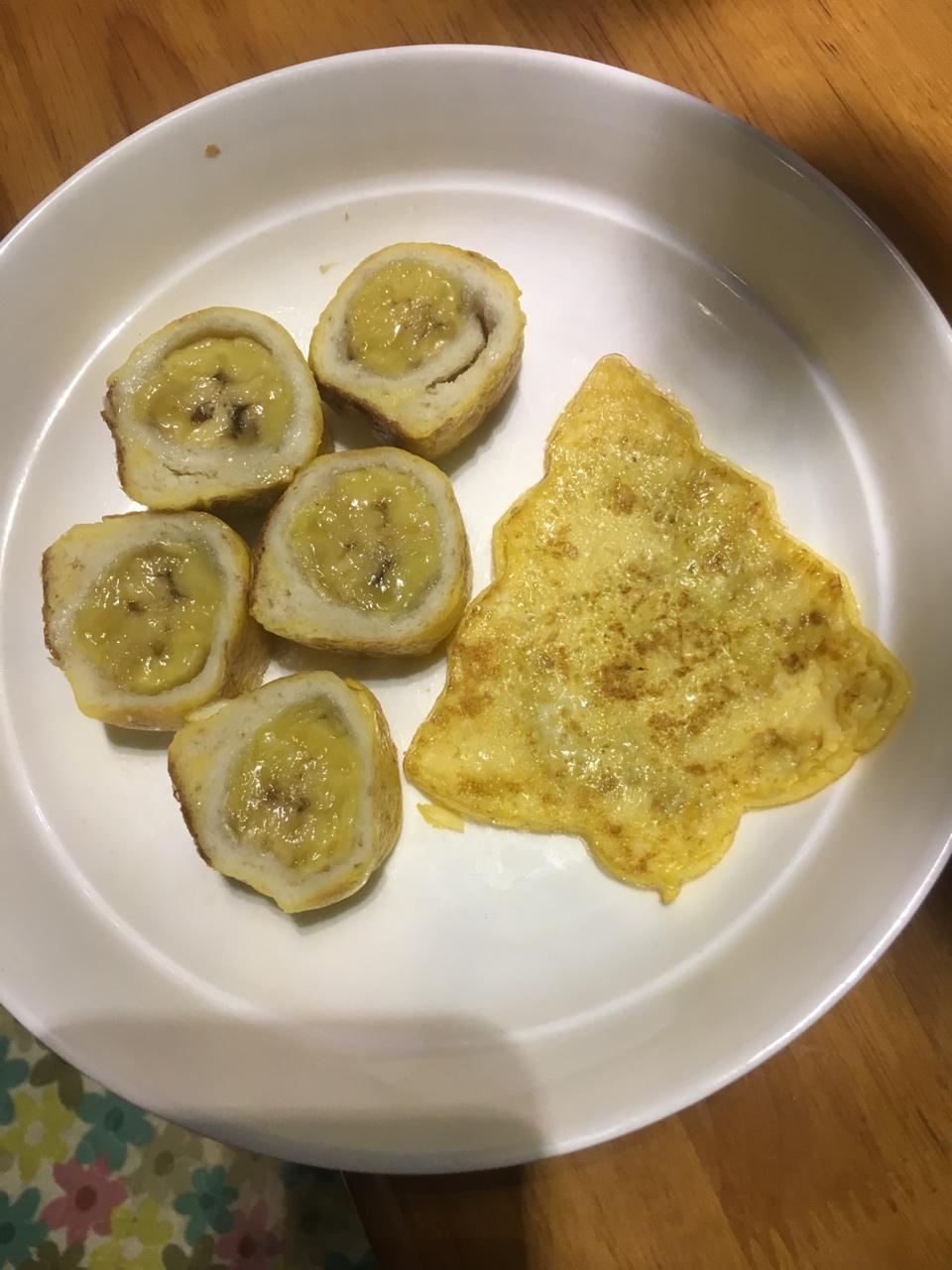 香蕉吐司卷