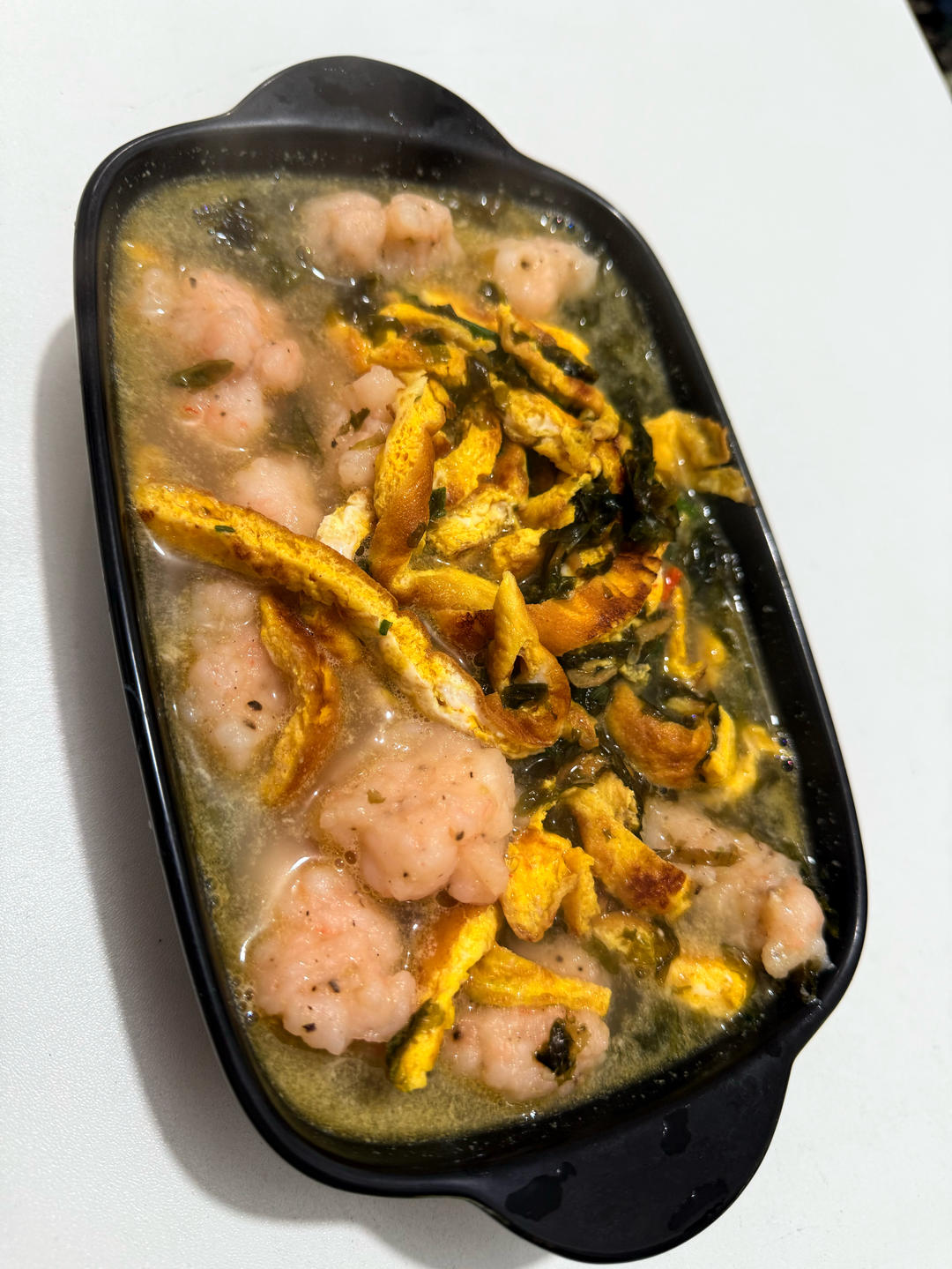 低卡鲜美的紫菜虾滑汤！好喝不胖减脂餐