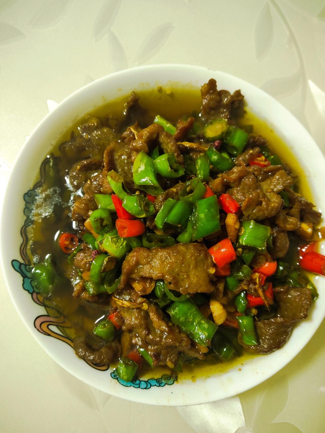 青椒牛肉