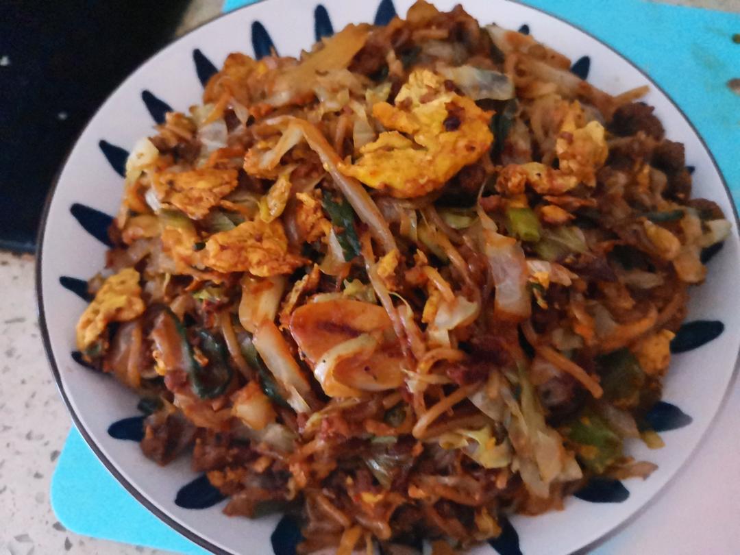 超下饭包菜炒粉丝