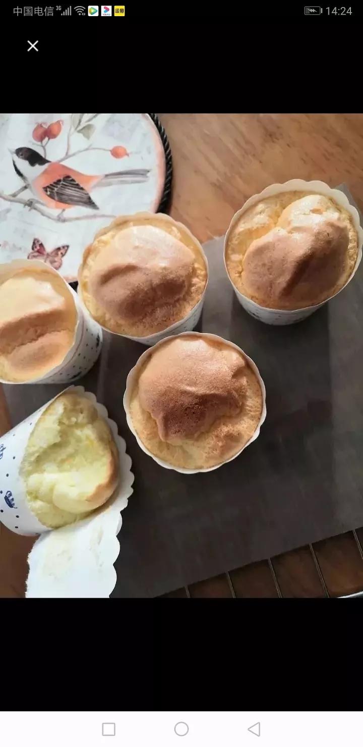 纸杯蛋糕 8寸戚风蛋糕的量
