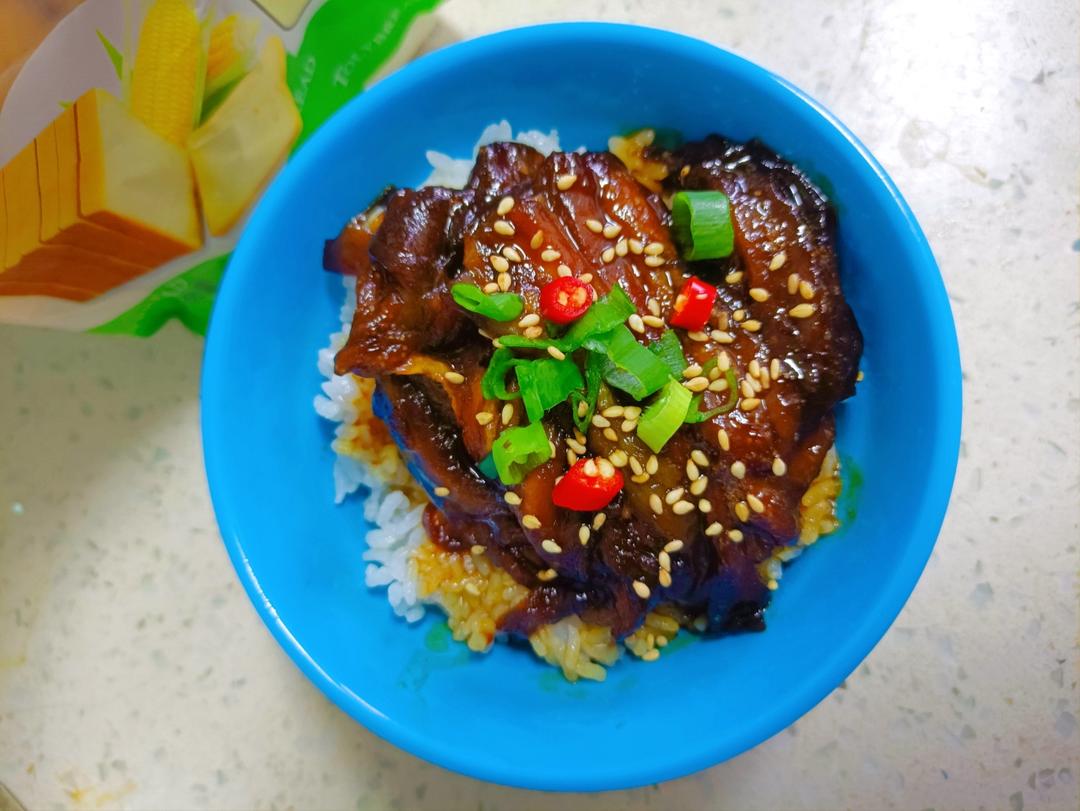 蒲烧茄子饭🔥假装在吃鳗鱼‼️做法超简单