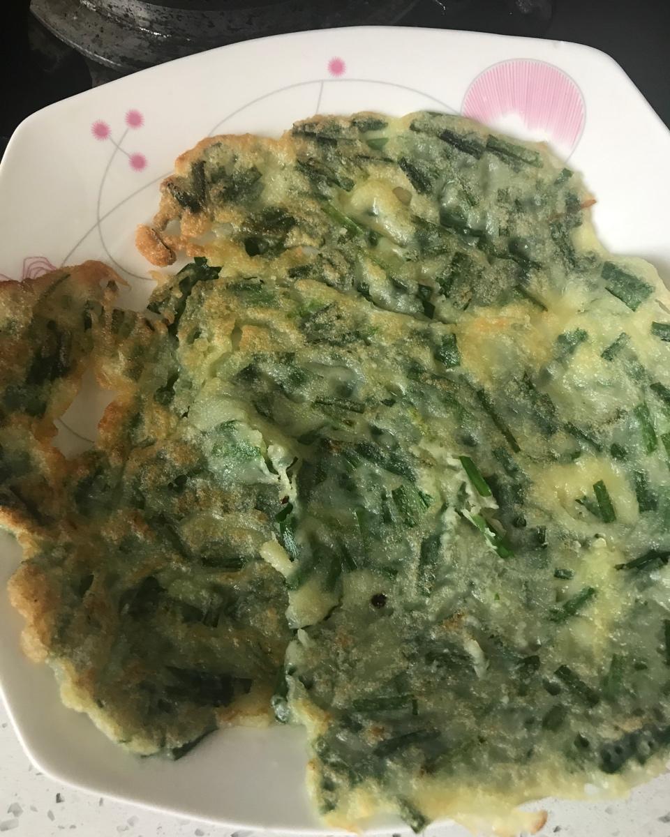 韭菜鸡蛋煎饼