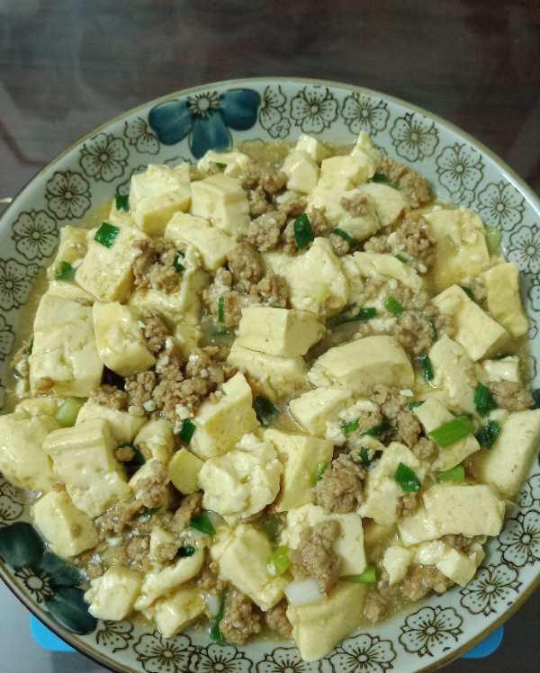 超级下饭的香菇肉沫豆腐