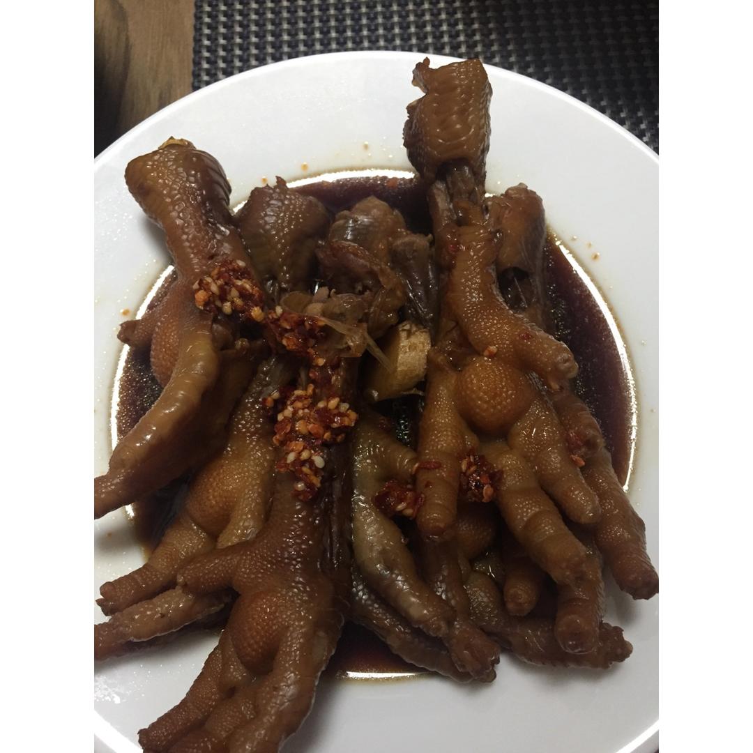 香辣卤鸡爪