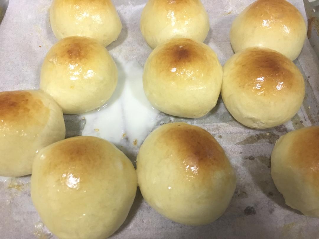 普通面粉做牛奶蜂蜜餐包