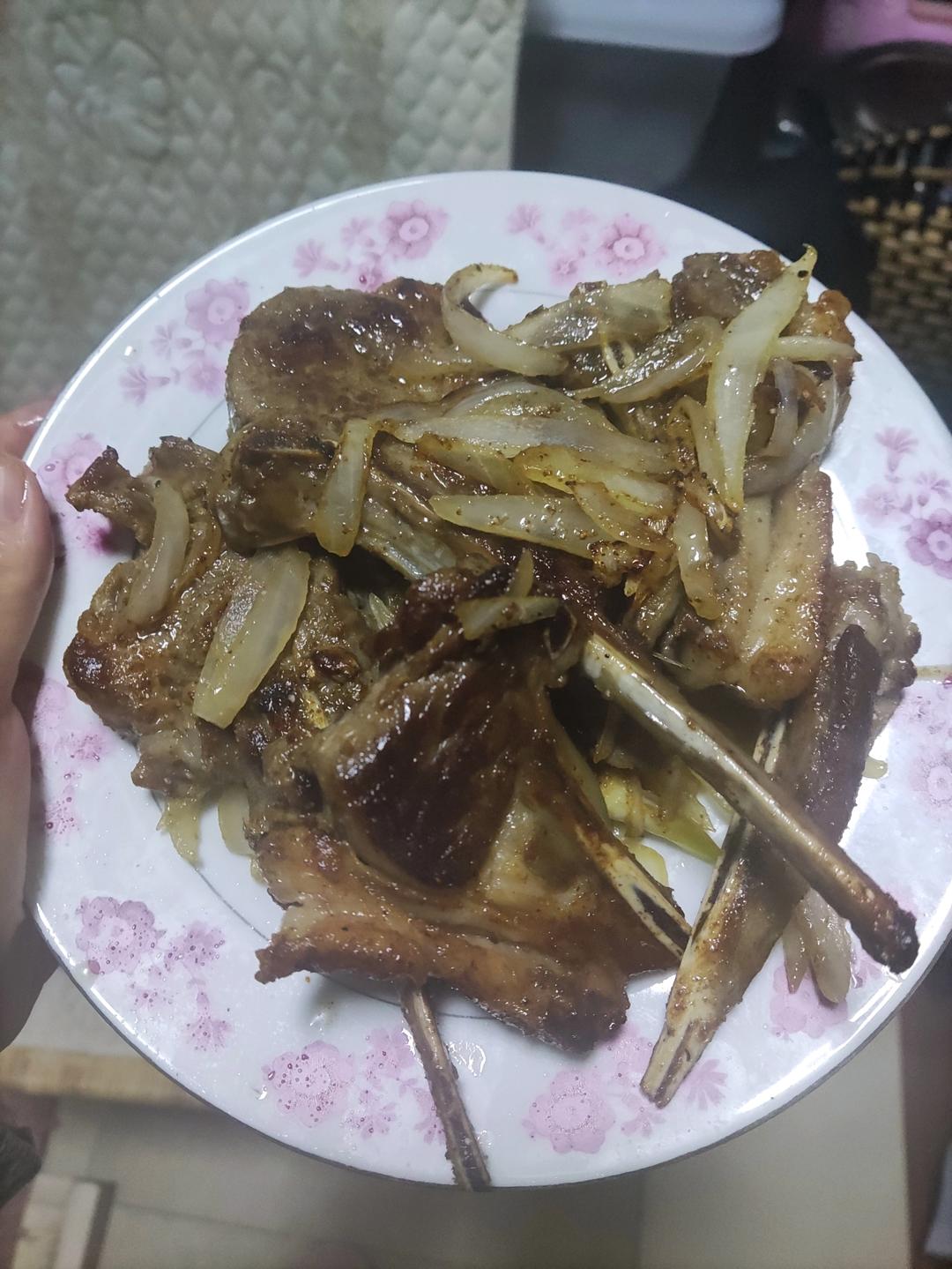 五分钟快手孜然香煎羊排