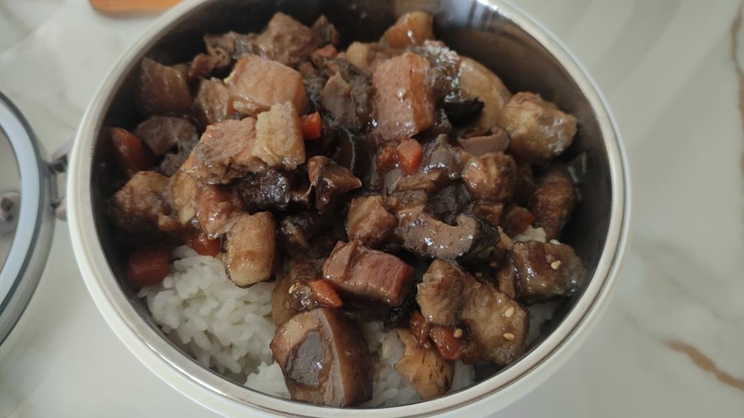 香菇卤肉饭造起来