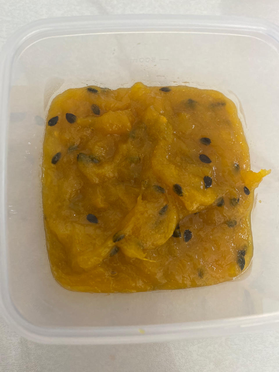 百香果香芒果酱