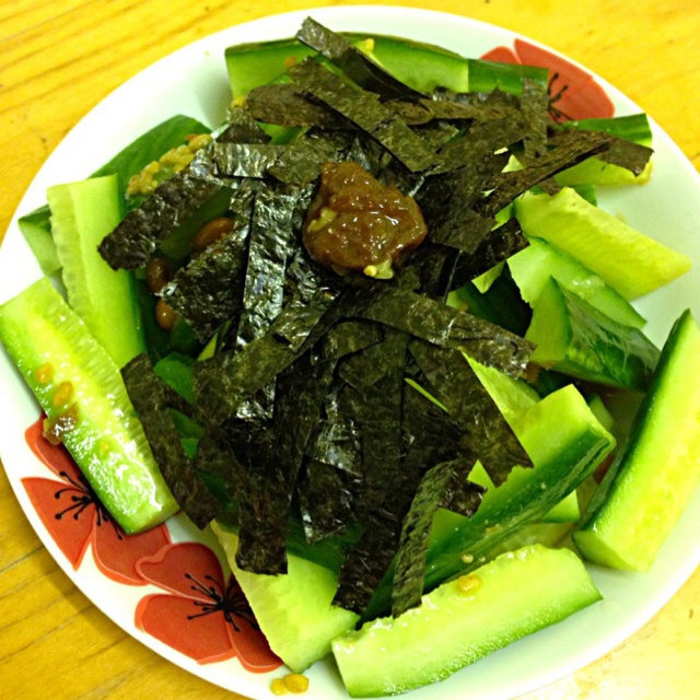 きゅうりの梅肉和え(梅肉酱拌黄瓜)