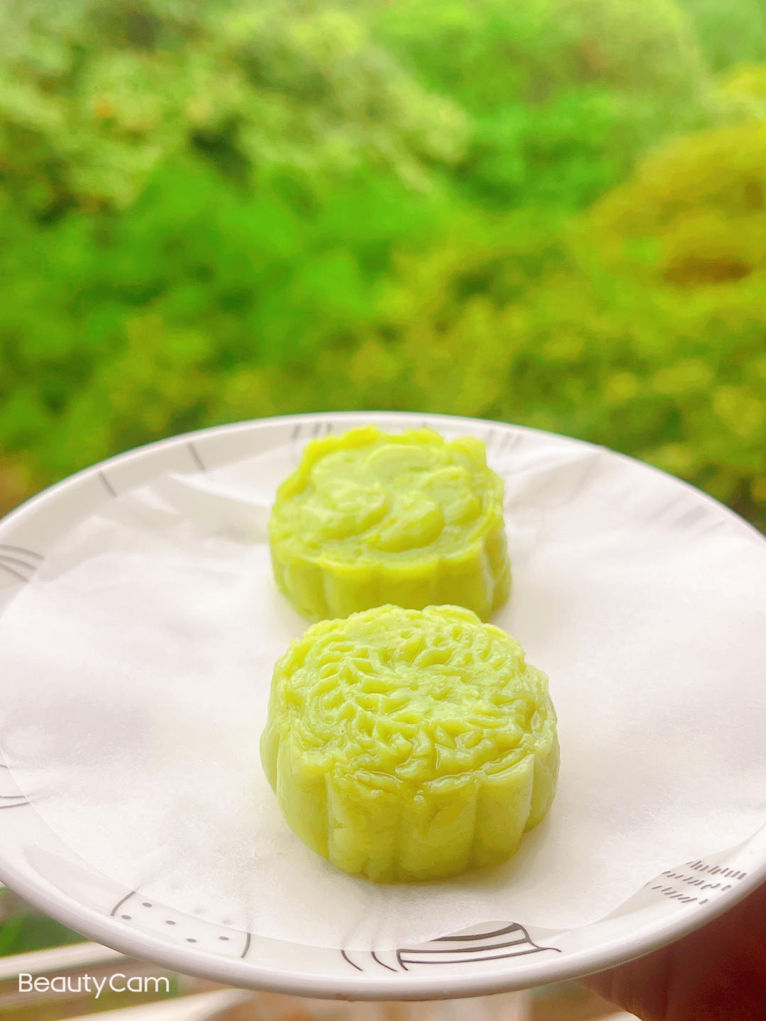 蚕豆糕：清爽的豆绿&清爽的味道