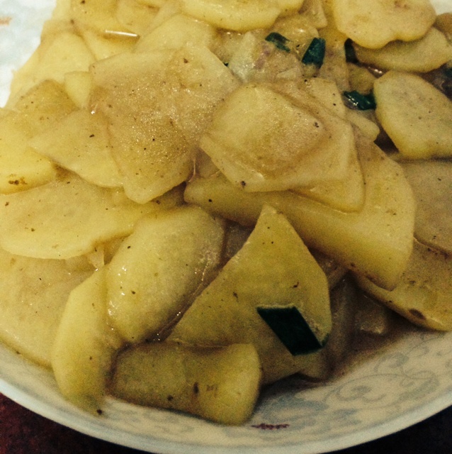 朴素的土豆片