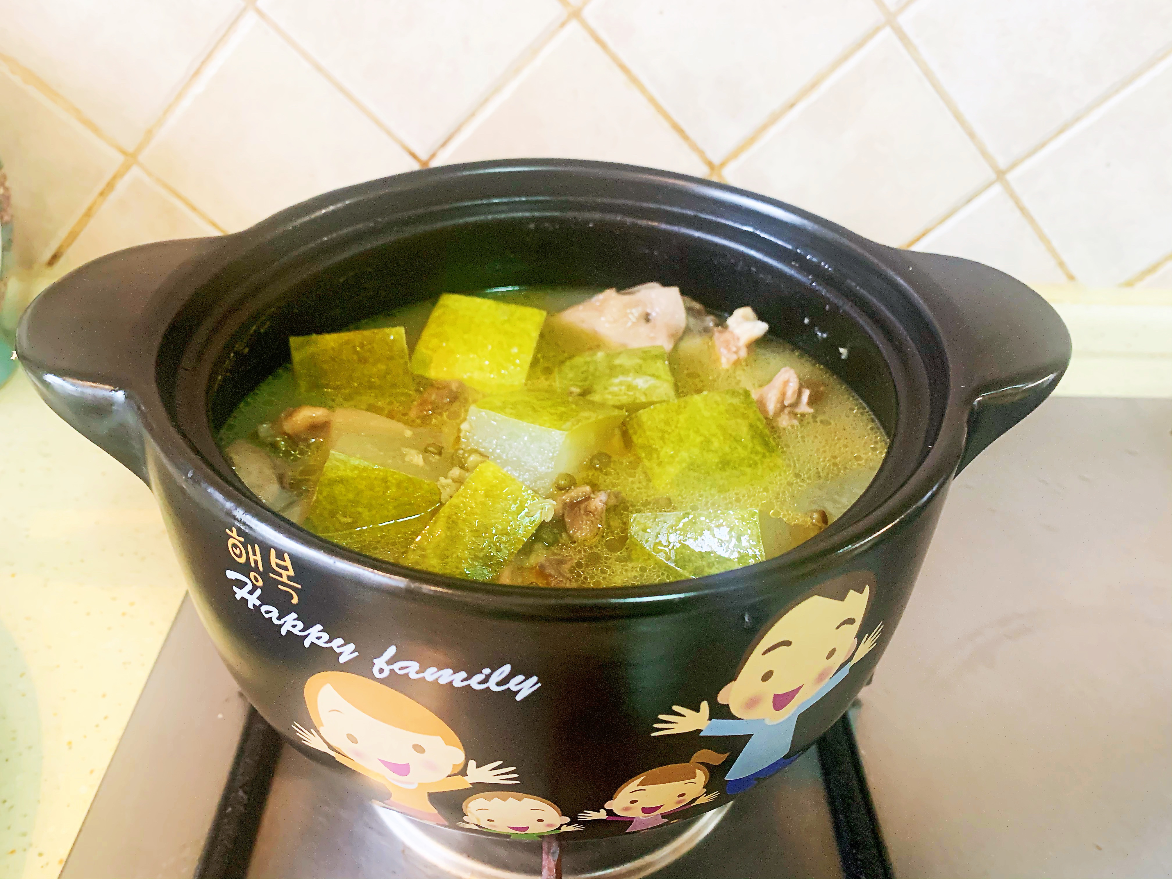 冬瓜绿豆老鸭汤的做法