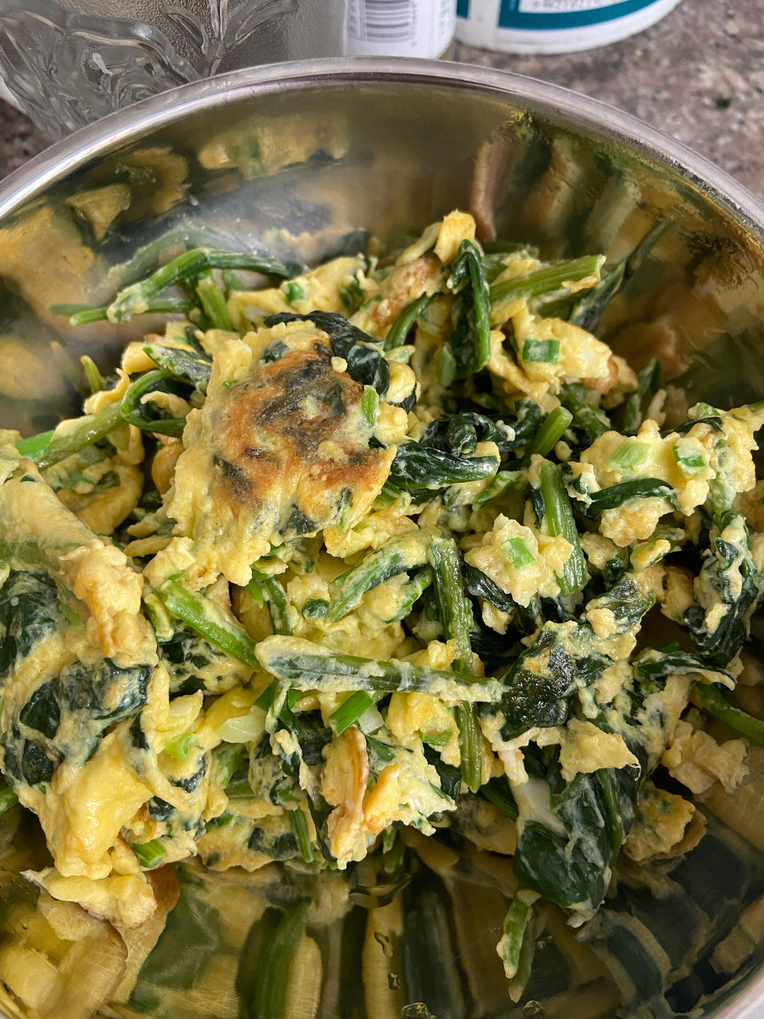 菠菜鸡蛋卷