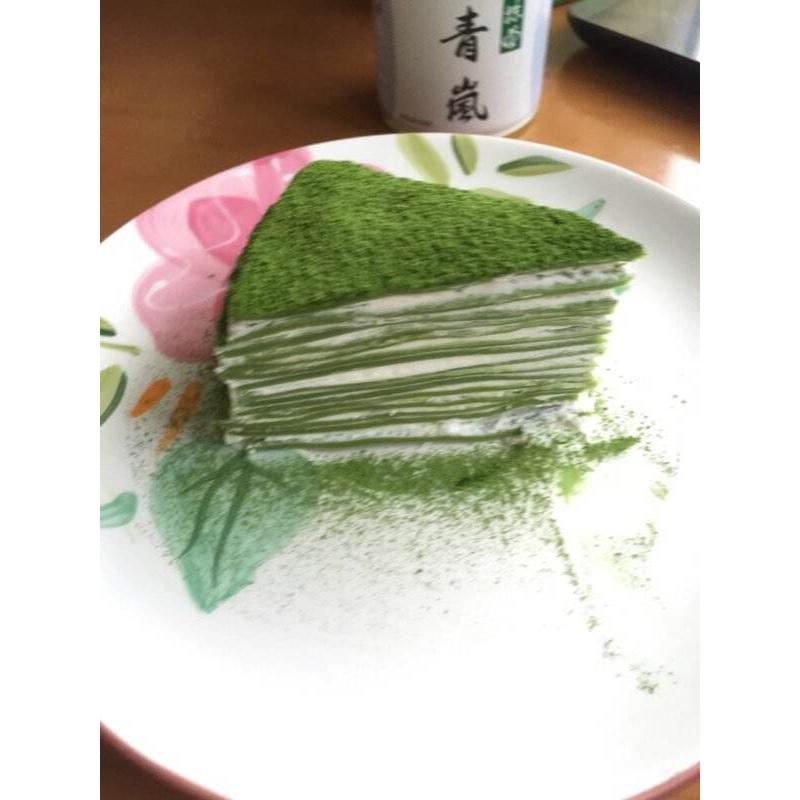 美味的煎蛋糕—抹茶千层蛋糕